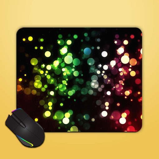 Christmas Light Abstract Mouse Pad Zapvi