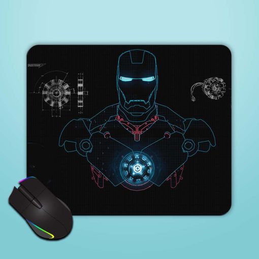 Jarvis Illustration Mouse Pad Zapvi