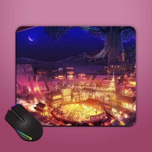 Anciant Festival Illustration Mouse Pad Zapvi