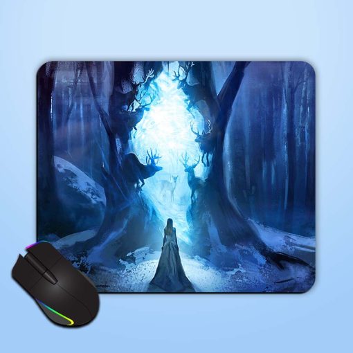 White Princess Wallpaper Mouse Pad Zapvi