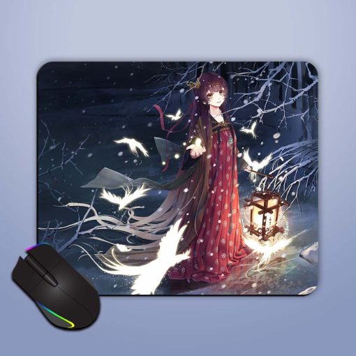 Anime Girl Dreaming Fantasy Mouse Pad Zapvi