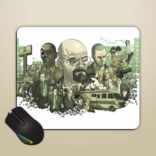 Brekinf Bad Wallpaper Mouse Pad Zapvi