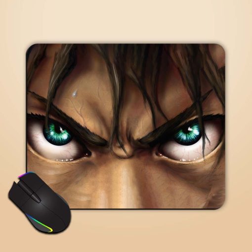 Angry Eye Illustration Mouse Pad Zapvi