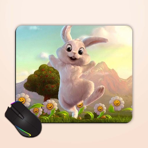 Rabbit Oilpaint Wallpaper Mouse Pad Zapvi