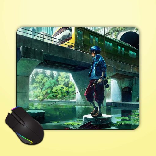 Anime Fisherboy Illustretion Mouse Pad Zapvi