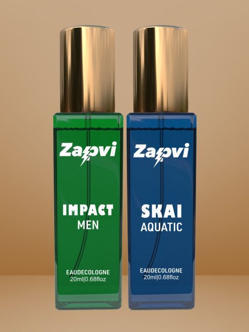 Impact Men & Skai Aquatic Perfume Combo Set - 20ml Each Zapvi