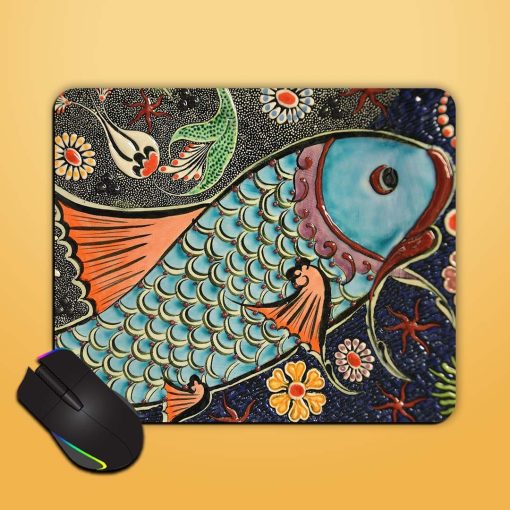 Ancient Fish Mouse Pad Zapvi