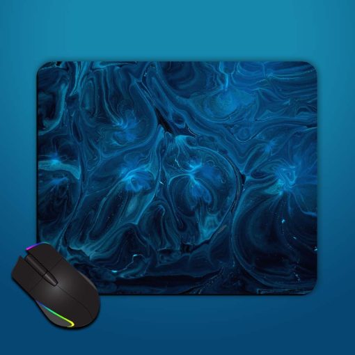 Blue Free Texture Pattern Mouse Pad Zapvi