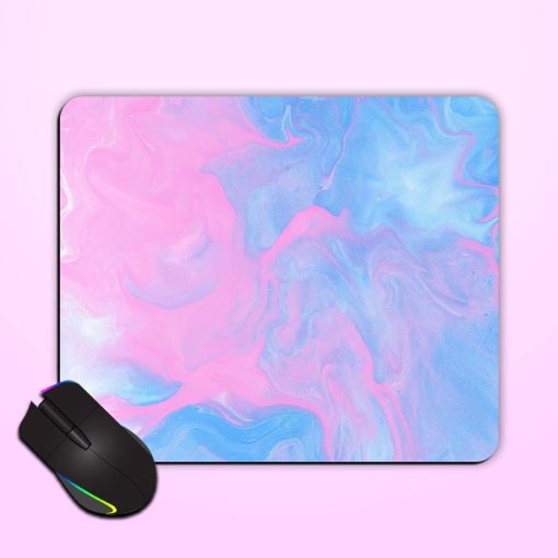 Pink Blue Marble Design Mouse Pad Zapvi