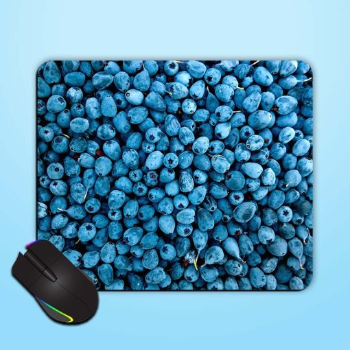 Blueberries Backgrounds Mouse Pad Zapvi