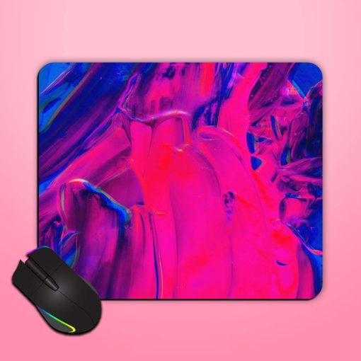 Pink Color Paint Mouse Pad Zapvi