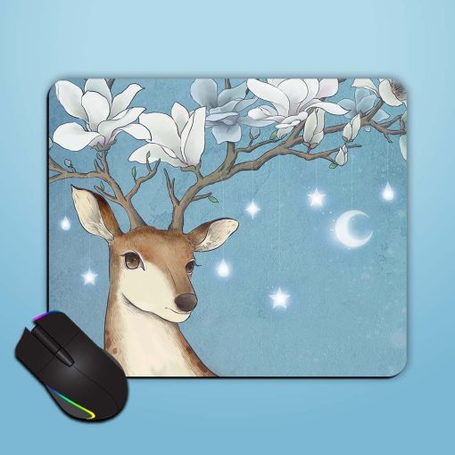 Beautiful Animated Deer Mouse Pad Zapvi