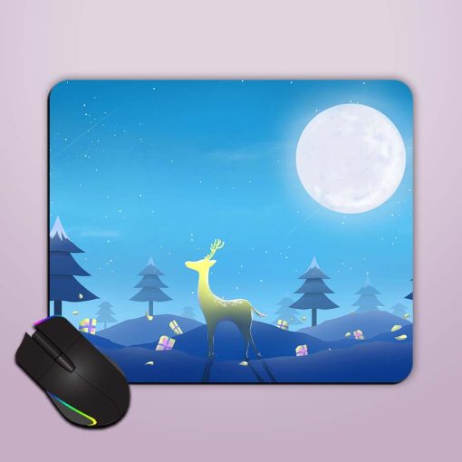 Night Dears Mouse Pad Zapvi