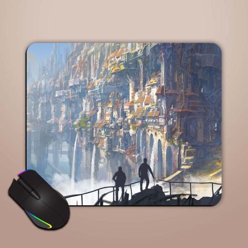 Giant City Fantasy Art Mouse Pad Zapvi