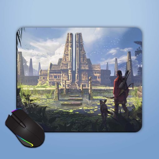 Ancient Ruins Mouse Pad Zapvi