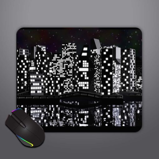 B&W City Mouse Pad Zapvi