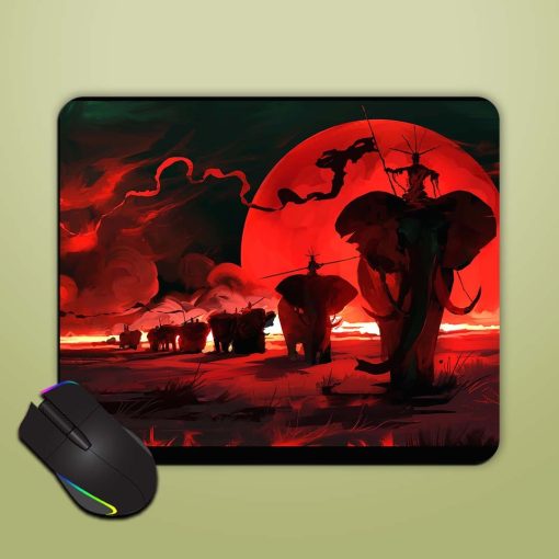 Elephants Mouse Pad Zapvi