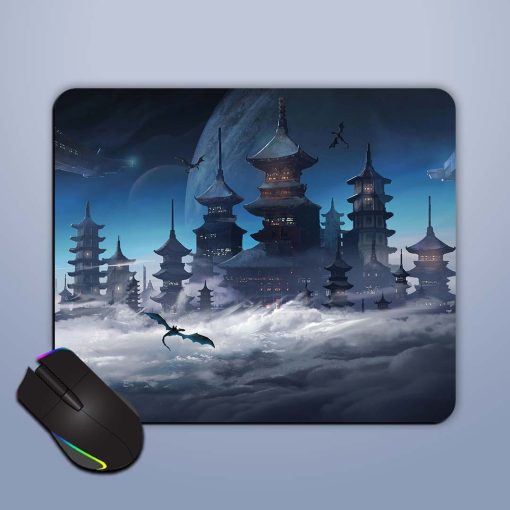 Fansty Castle Wallpaper Mouse Pad Zapvi