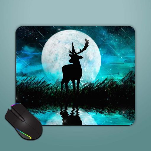 Beautiful Dear Painting Mouse Pad Zapvi