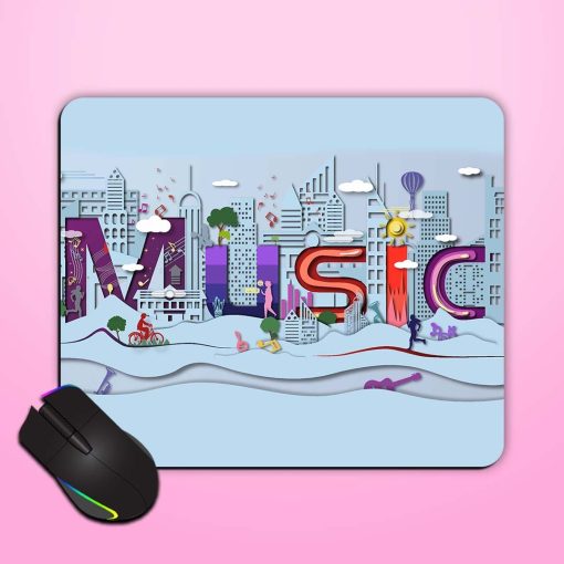 Music World Mouse Pad Zapvi