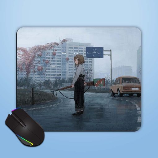 Destroying World Mouse Pad Zapvi