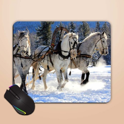 Three Horse Mouse Pad Zapvi