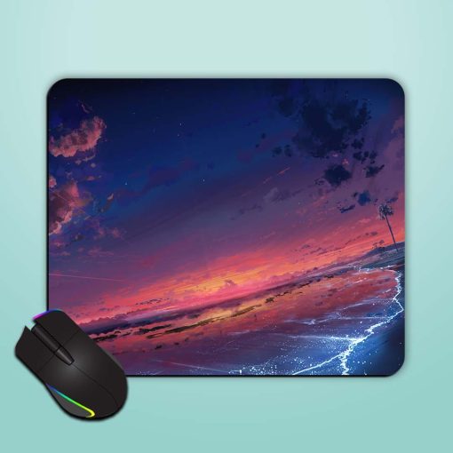 Beach Sunset Mouse Pad Zapvi