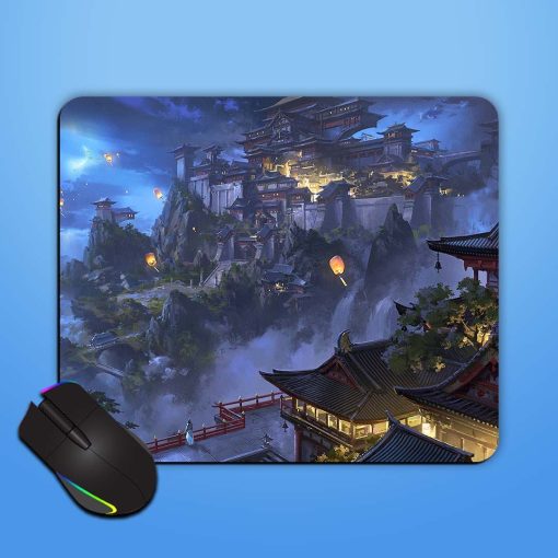 Mountain Town Mouse Pad Zapvi