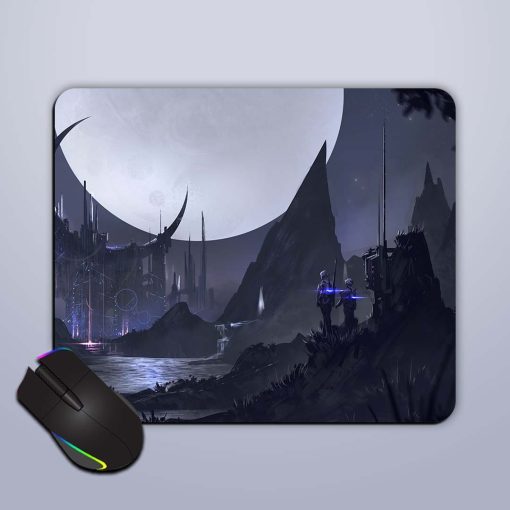 Scifi City Mouse Pad Zapvi