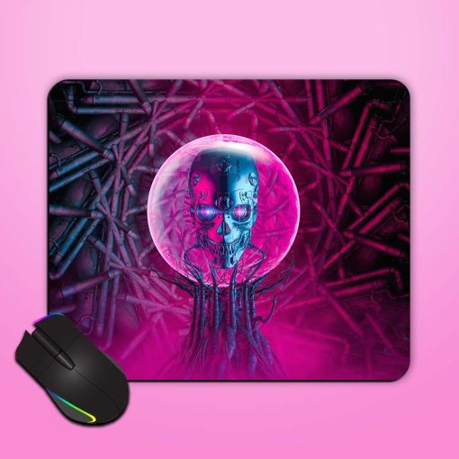 Robot Skull 3D Mouse Pad Zapvi