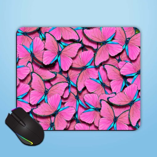 Pink Natural Pattern Mouse Pad Zapvi