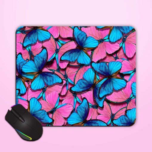 Pink Blue Natural Mouse Pad Zapvi