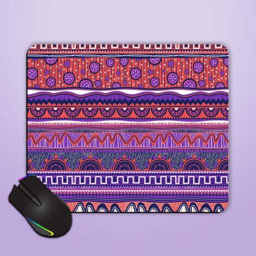 Ethnic Seamless Pattern Mouse Pad Zapvi