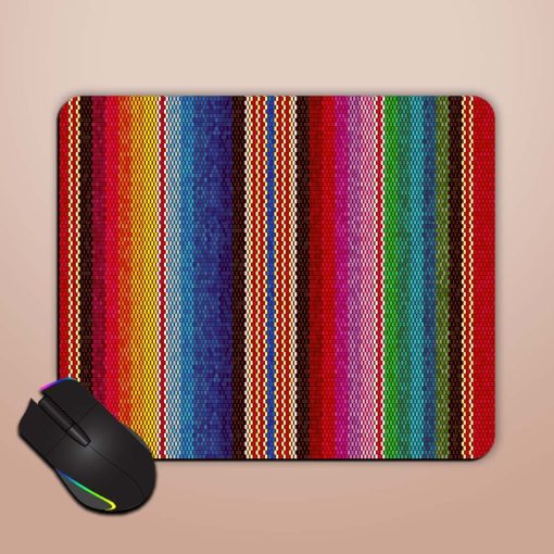 Blanket Stripes Seamless Mouse Pad Zapvi