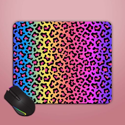 Neon Rainbow Colored Mouse Pad Zapvi