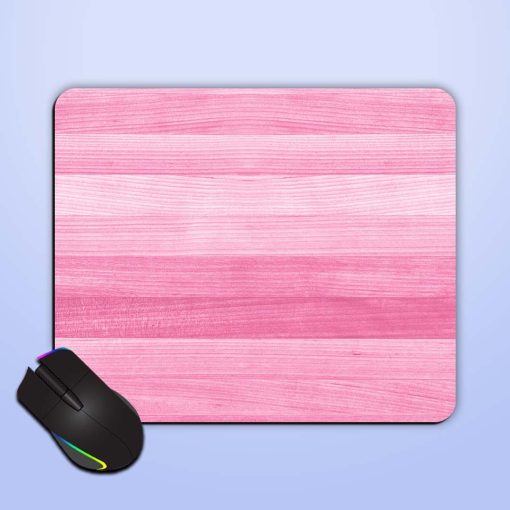 Pink Painted Wood Mouse Pad Zapvi