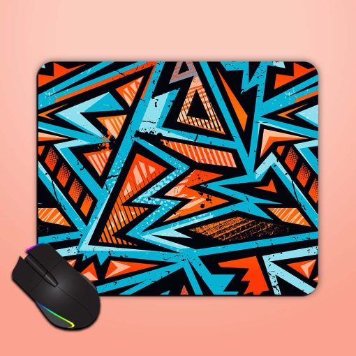 Abstract Seamless Grunge Mouse Pad Zapvi