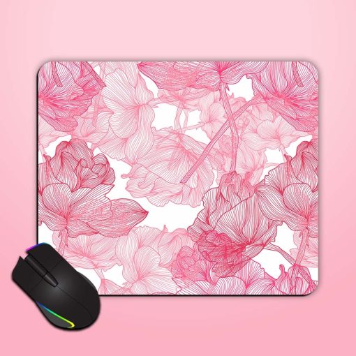 Elegant Seamless Pattern Mouse Pad Zapvi