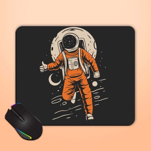 Astronaut On Space Mouse Pad Zapvi