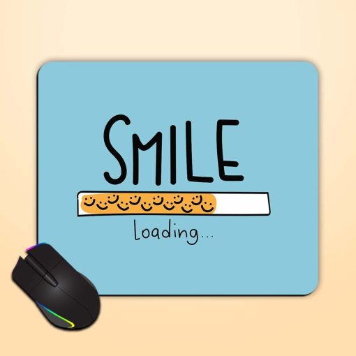 Smile Loading Concept Mouse Pad Zapvi