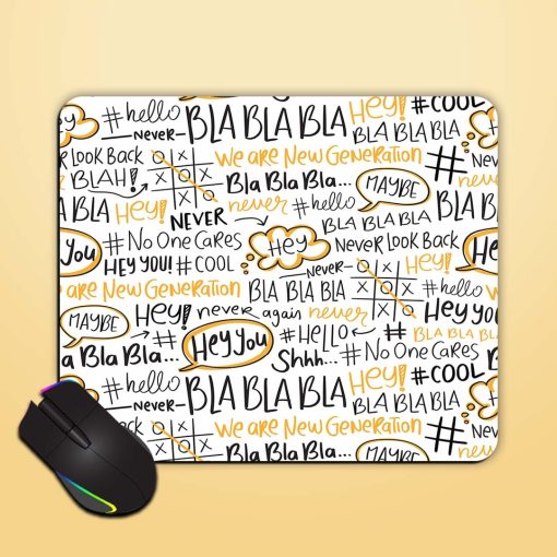 Cool Doodle Hand Mouse Pad Zapvi