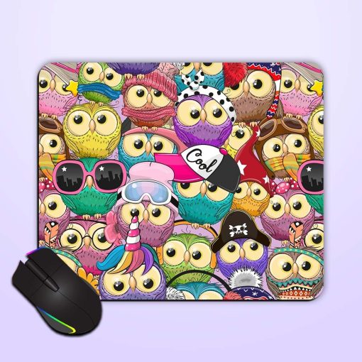 Colorful Seamless Pattern Mouse Pad Zapvi