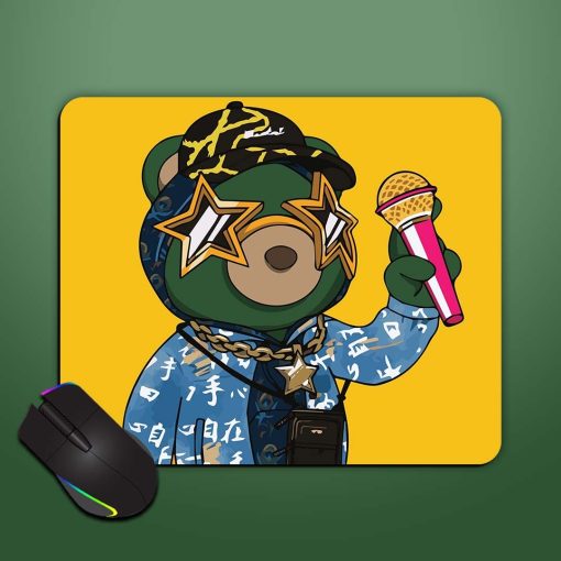 Green Phanta Bear Mouse Pad Zapvi