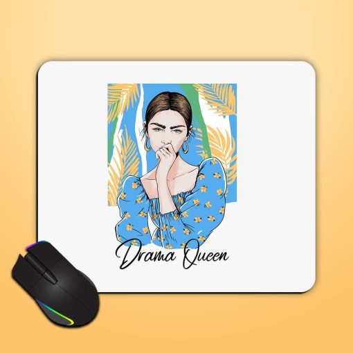 Fashion Illustration Drama Mouse Pad Zapvi