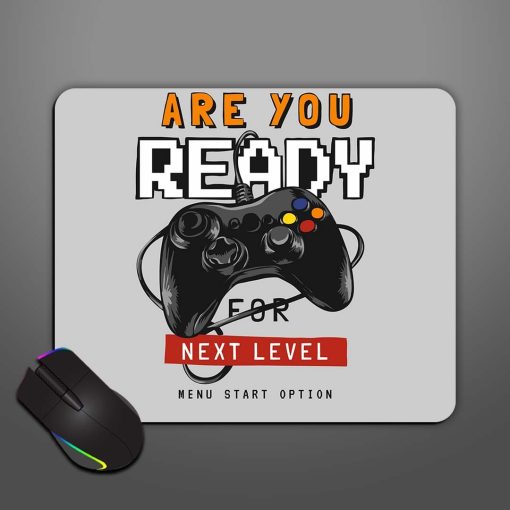 You Ready Slogan Mouse Pad Zapvi