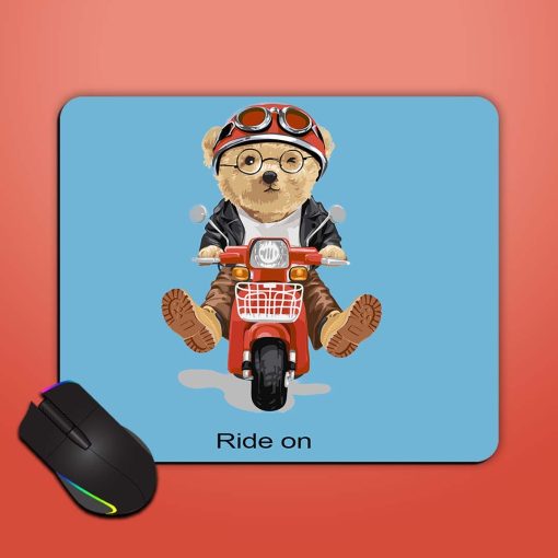 Ride On Slogan Mouse Pad Zapvi