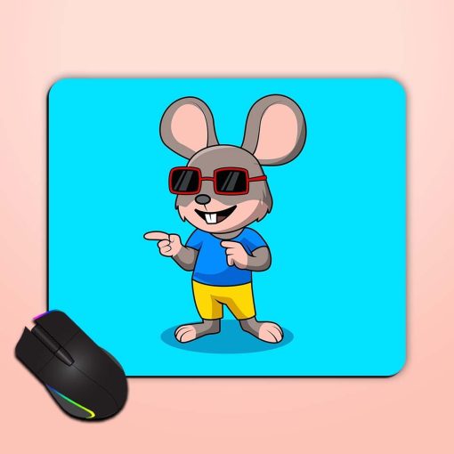 Cartoon Illustration Stylish Mouse Pad Zapvi