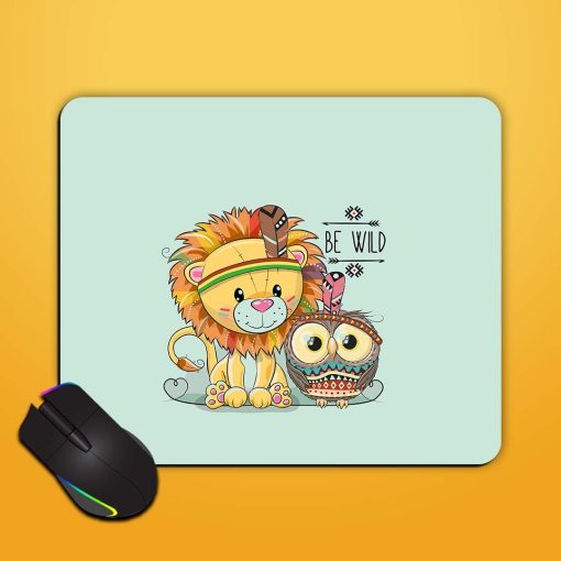 Cute Cartoon Tribal Mouse Pad Zapvi