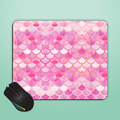 Mermaid Scales Watercolor Mouse Pad Zapvi