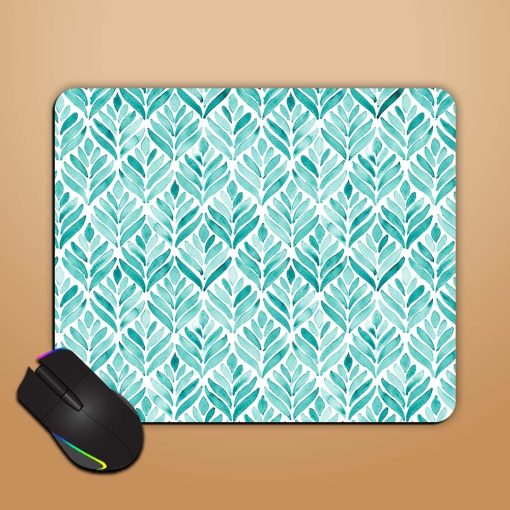 Hand Painted Turquoise Mouse Pad Zapvi